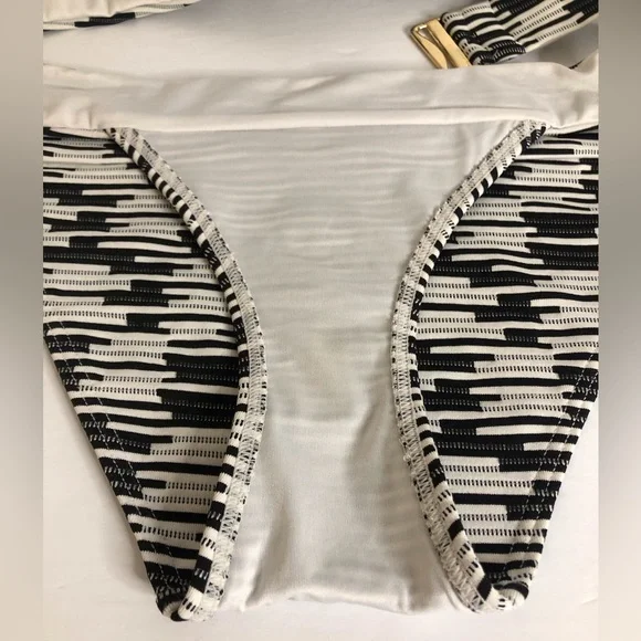 Victoria Secret Black and White Two Piece Bathing Suit - Picture 7 of 12